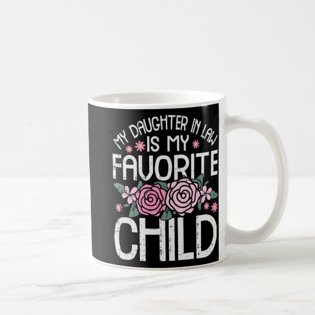 In Law My Favourite Child Mothers Day Mum Mama Mom Coffee Mug (Right)