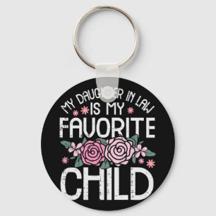 In Law My Favourite Child Mothers Day Mum Mama Mom Key Ring
