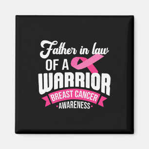 In Law Of A Warrior Breast Cancer Awareness Suppor Magnet