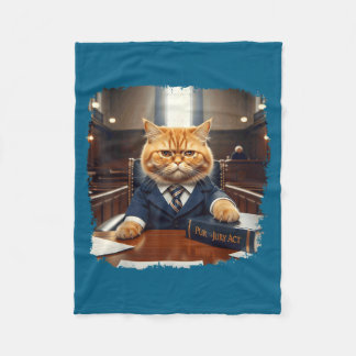 In Law Student School Justice Meme Fleece Blanket