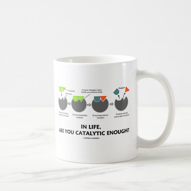 In Life Are You Catalytic Enough? (Enzyme) Coffee Mug (Right)