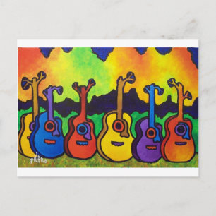 In Life I sing by piliero Postcard