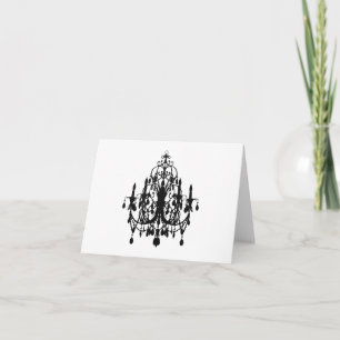 In Love Chandelier ~ Card / Invitations