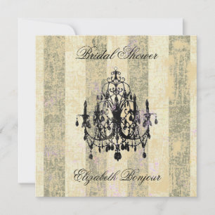 In Love Chandelier ~ Invitations