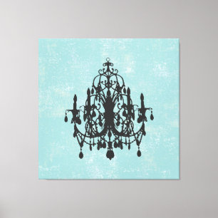 In Love Chandelier ~XLARGE 40X40 Canvas 2.5" Thick Print