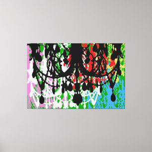 In Love Chandelier ~XLARGE 60X40 Canvas 2.5" Thick Print