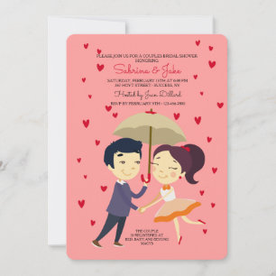 In Love Couples Shower Invitation
