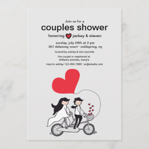 In Love Gift Couples Shower Invitation