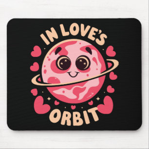 In Love Orbit Mouse Mat