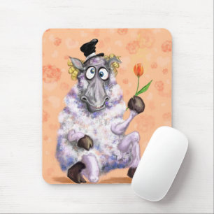 In Love Ram - Romantic - Add Your Text / Name Mouse Mat