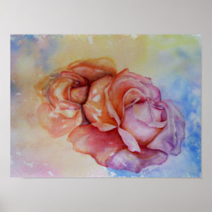 In Love Roses Poster