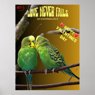 In Love, Silence Speaks Volumes Poster