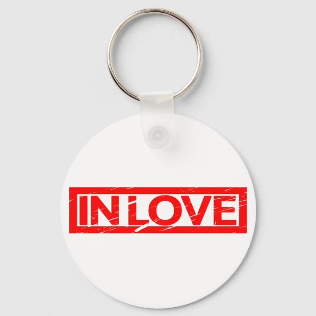 In love Stamp Key Ring (Front)