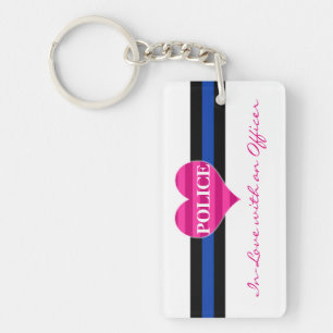 In-Love with an Officer Key Ring
