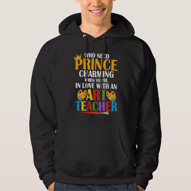 In Love With An Teacher Artist Education Hoodie (Front)