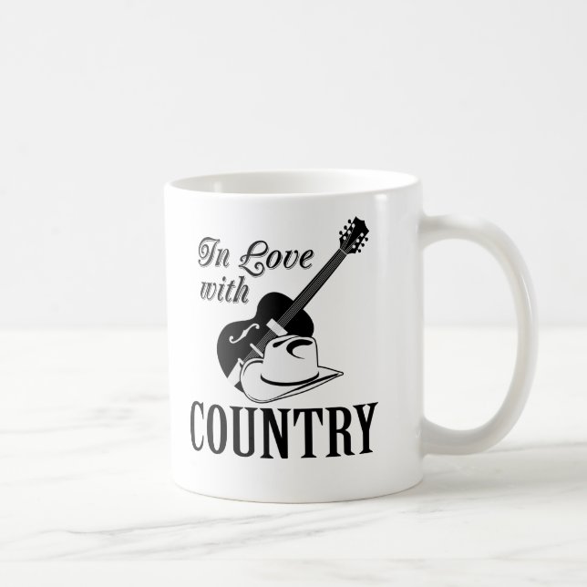 In love with country coffee mug (Right)