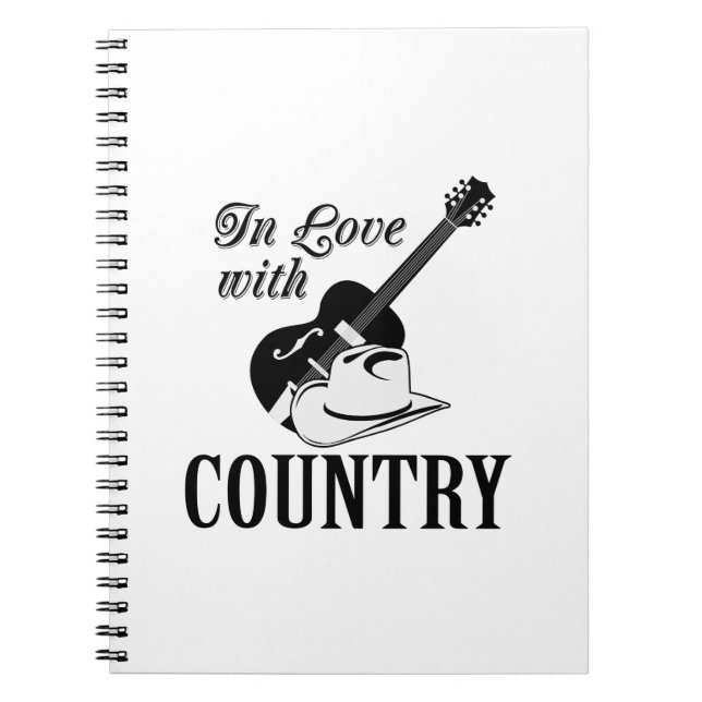 In love with country notebook (Front)
