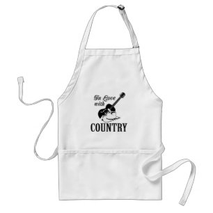 In love with country standard apron