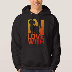 In Love With Dachshund Hoodie