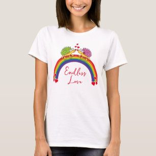In love with hedgehogs from Lindos. Hedgehog, T-Shirt