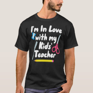 In Love With My Kids' Teacher Homeschooling T-Shirt