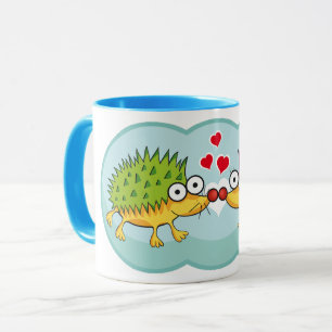 In love with the hedgehogs of Lindos. Hedgehog, he Mug