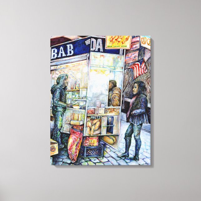 In Love with Trouble, And In Trouble with Love Canvas Print (Front)