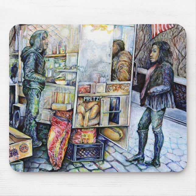 In Love with Trouble, And In Trouble with Love Mouse Mat (Front)