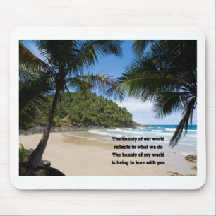 In love with you mouse mat
