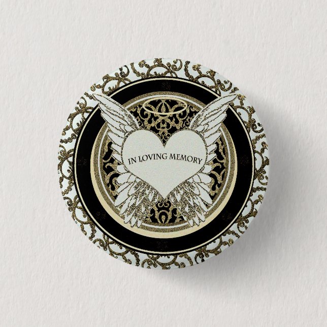 In Loving Memory 3 Cm Round Badge (Front)