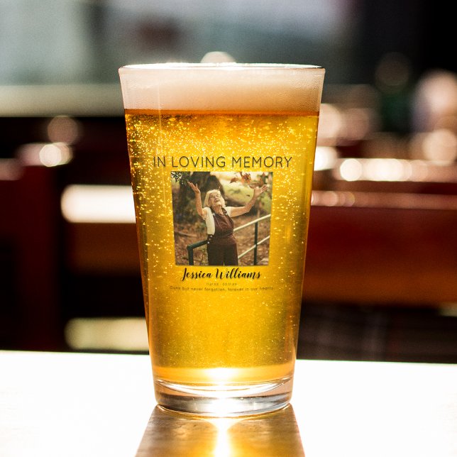 In Loving Memory | 5 Photo Collage | Memorial  Glass (Creator Uploaded)