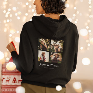 In Loving Memory   5 Photo Collage   Memorial Hoodie