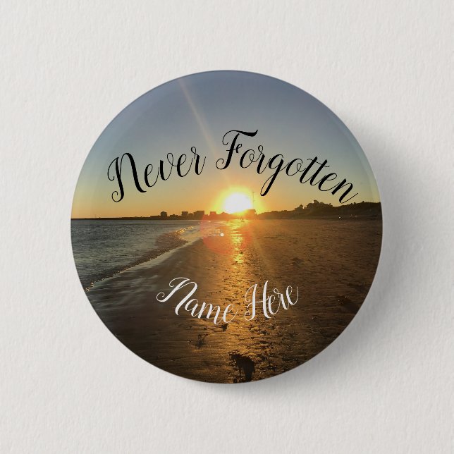 In Loving Memory 6 Cm Round Badge (Front)