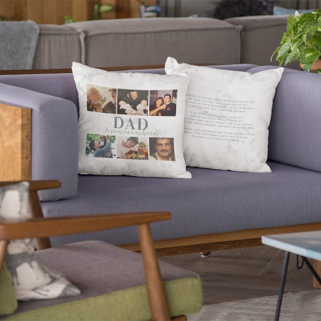 In Loving Memory | 6 Photo Collage Memorial Cushion (Creator Uploaded)