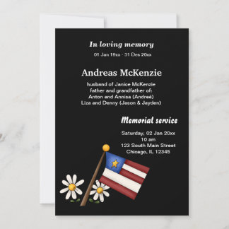 In loving Memory Announcement