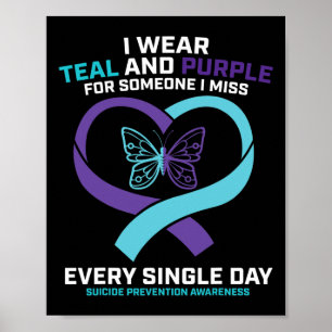 In Loving Memory Butterfly Dad Suicide Prevention Poster