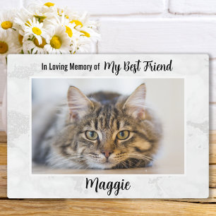 In Loving Memory - Cat Memorial Pet Loss Sympathy Plaque