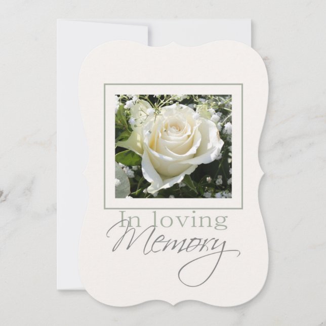 In Loving Memory/Celebration of Life Invitation (Front)