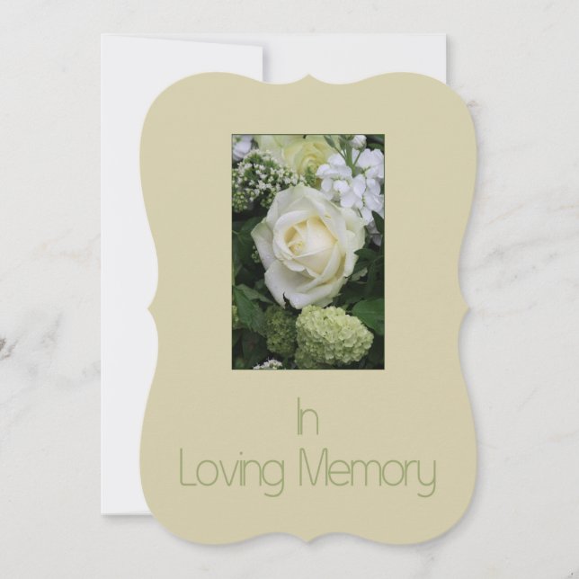 In Loving Memory/Celebration of Life Invitation (Front)