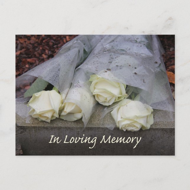In Loving Memory/Celebration of Life Invitation Postcard (Front)