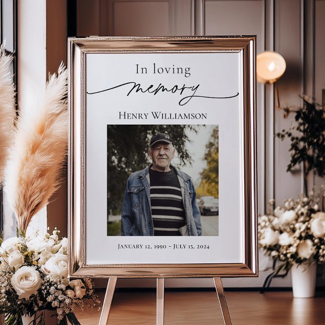 In Loving Memory Celebration of Life Welcome Poster (Creator Uploaded)