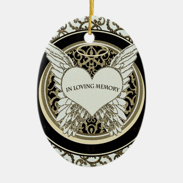 In Loving Memory Ceramic Tree Decoration (Front)