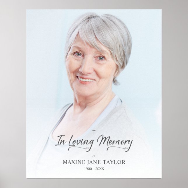 In Loving Memory Classic Photo Poster (Front)