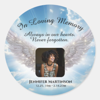 In Loving Memory Classic Round Sticker