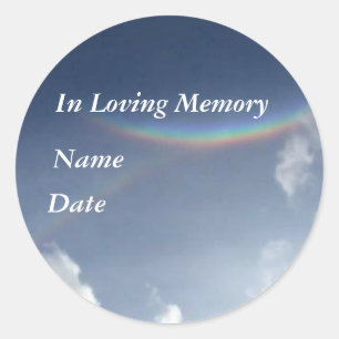 In Loving Memory Classic Round Sticker