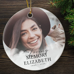 In Loving Memory Clouds Memorial Modern Photos Ceramic Tree Decoration