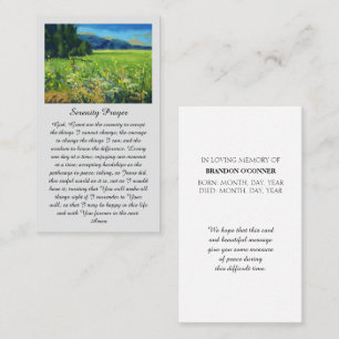 In Loving Memory Countryside Sympathy Card
