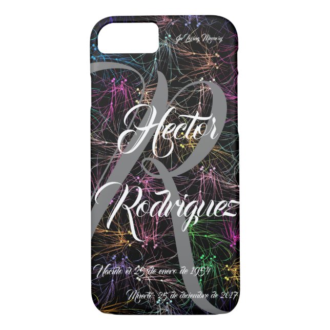 In loving memory custom phone case (Back)