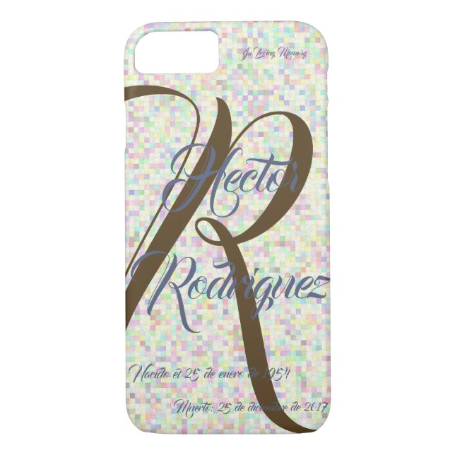 In loving memory custom phone case (Back)