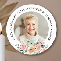 In loving Memory Custom Photo Floral Funeral